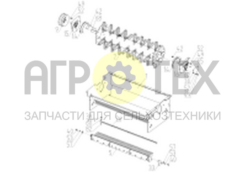 Чертеж Блок измельчителя (101.14.09.100)